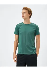 Koton Basic Sports T-Shirt Reflector Printed Crew Neck Short Sleeve #9158458