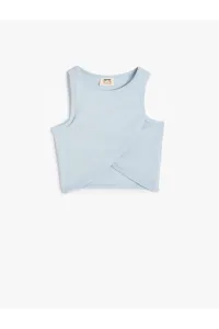 Koton Basic Undershirt Asymmetric Cut Round Neck