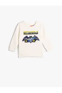 Koton Batman Sweatshirt Licensed Long Sleeve Crew Neck Cotton Raised #8713692