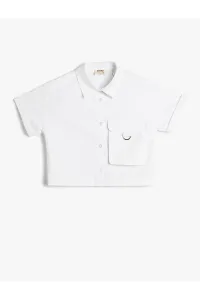 Koton Shirt Short Sleeved with Pocket Detailed Cotton