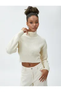Koton Crop Turtleneck Sweater Knitwear