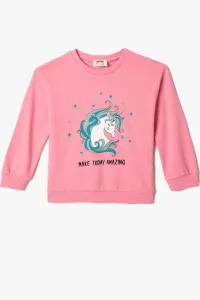 Koton Girls Printed Crew Neck Sweatshirt