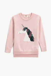 Koton Girls' Pink Sweater #8629745
