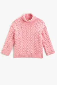 Koton Girls' Pink Sweater #7913850