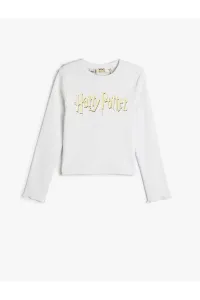 Koton Harry Potter Sweatshirt Licensed Long Sleeve Crew Neck Ribbed