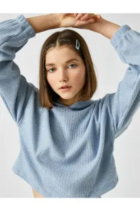 Koton Sweatshirt - Blue - Relaxed fit #4367080