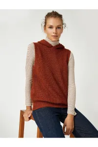 Koton Hooded Woven Sweater