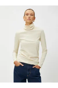 Koton Long Sleeve T-Shirt Turtleneck Soft Textured