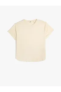 Koton Oversize T-Shirt Modal-Mixed
