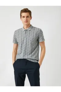 Koton Patterned Polo Neck T-Shirt #5251942