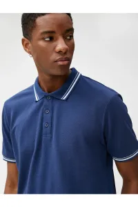 Koton Polo T-shirt - Dark blue - Slim fit
