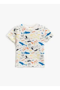 Koton T-Shirt - Ecru - Regular fit #5915911