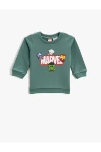 Koton Printed Sweatshirt Crew Neck Marvel Licensed #5376506
