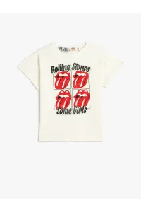 Koton The Rolling Stones T-Shirt Licensed Short Sleeve Crew Neck