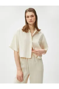 Koton Shirt - Beige - Oversize #7642706