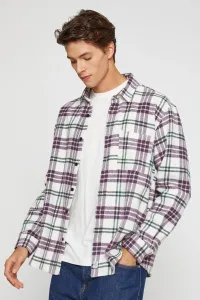 Koton Men's Gray Plaid Shirt #7630722