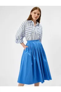 Koton Skirtly Yours Styled By Melis Agazat - striped Shirt Oversize #4862795