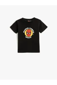 Koton Spider-Man T-Shirt Licensed Short Sleeve Crew Neck