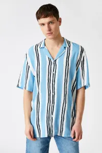 Koton Striped Short Sleeve Summer Shirt #4485487