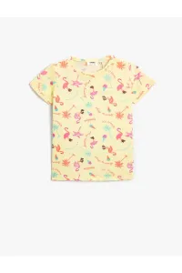 Koton T-Shirt - Yellow - Regular fit #5341236