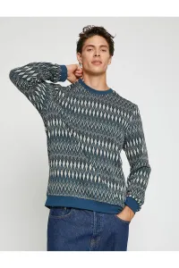 Koton Patterned Knitwear Sweater Crew Neck #4967142