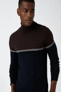 Koton Turtleneck Knitwear Sweater Color Block #5256464