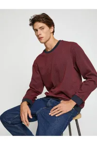Koton Patterned Knitwear Sweater Crew Neck