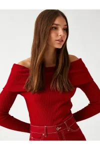 Koton Sweater - Rot - Relaxed fit