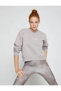 Koton Sweatshirt - Gray - Relaxed fit