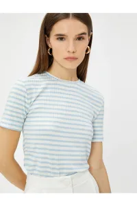 Koton T-Shirt - Blue - Slim fit