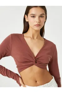 Koton Crop Yoga T-Shirt Modal Blend Silky Texture