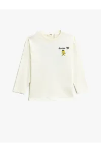 Koton T-Shirt - Ecru - Regular #4957097