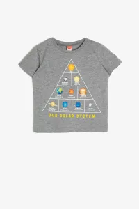 Koton T-Shirt - Gray - Regular fit #5120282
