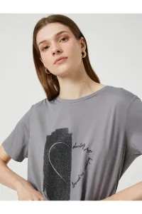 Koton T-Shirt - Gray - Regular fit #6065337
