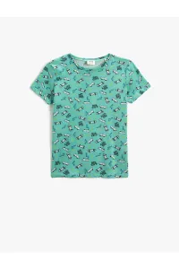 Koton T-Shirt Printed Short Sleeve Crew Neck Cotton #5073839