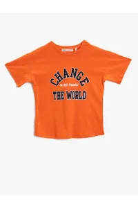 Koton T-Shirt - Orange - Regular fit #5188091
