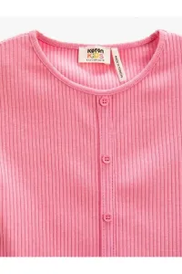 Koton Girls' T-shirt Pink 3skg10026ak #5911851