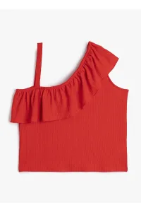 Koton Plain Red Girls' T-Shirt 3SKG10140AK #7647559