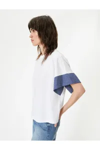Koton T-Shirt Short Sleeve Slit Detailed #9313366