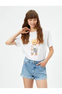 Koton Teddy Bear Printed T-Shirt Cotton #7574398