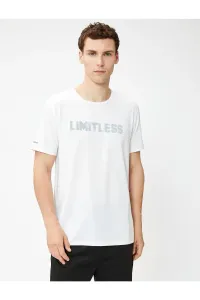 Koton Sports tričko so sloganom Crew Neck Short Sleeved