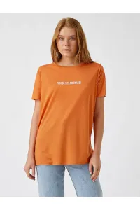 Koton T-Shirt - Orange - Regular fit #5160220