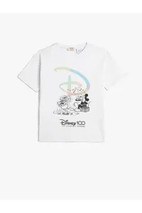 Koton Mickey Mouse T-Shirt Printed Licensed Short Sleeve Crew Neck Disney #7460273