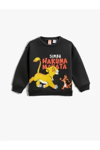 Koton The Lion King Printed Sweatshirt Licensed