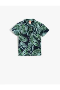Koton Tropical Printed Short Sleeve Shirt Cotton #5306110