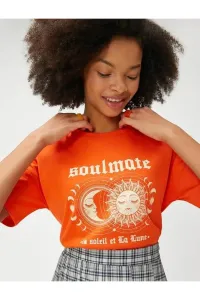 Koton T-Shirt - Orange - Regular fit #5937501