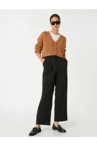 Koton Pleated Wide Leg Trousers #5253350