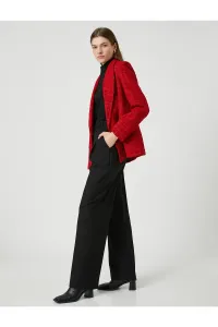 Koton Rachel Araz X - strieborné široké nohavice s vysokým pásom