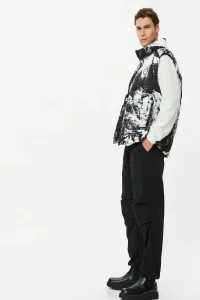 Koton Men's Black Patterned Vest #9232347