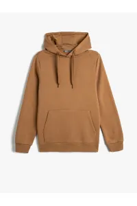 Koton Hooded Sweatshirt Kangaroo Pocket Detailed Long Sleeve #8686780